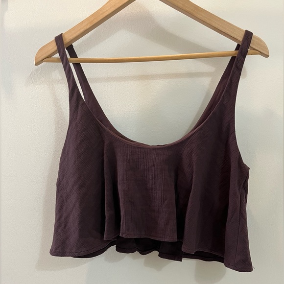 Zara Women’s Purple Crop Top - Picture 2 of 3